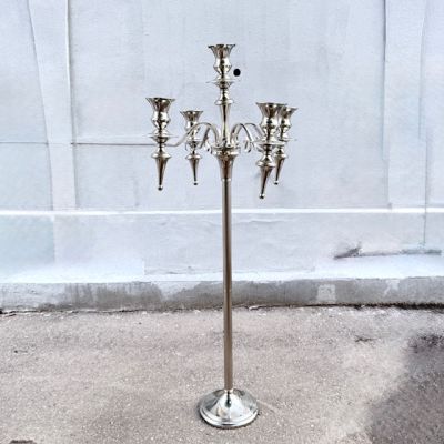 Подсвечник канделябр напольный на 5 свечей GILDE 133 см Германия хромирование