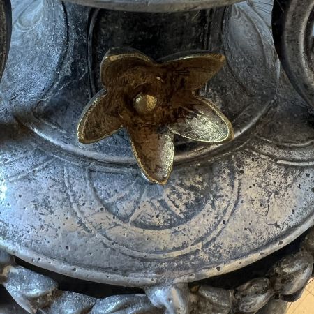 Статуэтка канделябр Ангел 32 см олово латунь Франция 