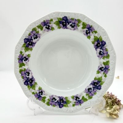 Тарелка глубокая Rosenthal Classic Rose Фиалка 24 см Германия