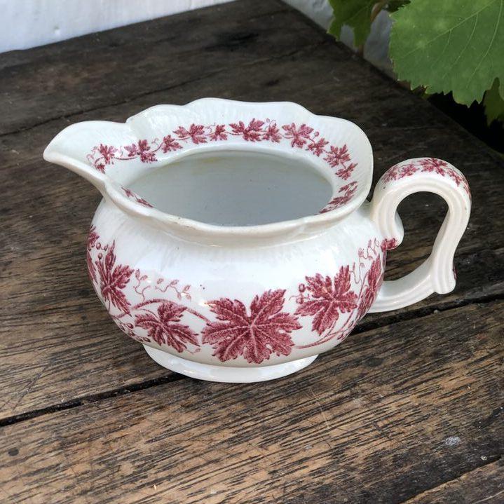 Молочник Виноградный лист Швеция Gefle