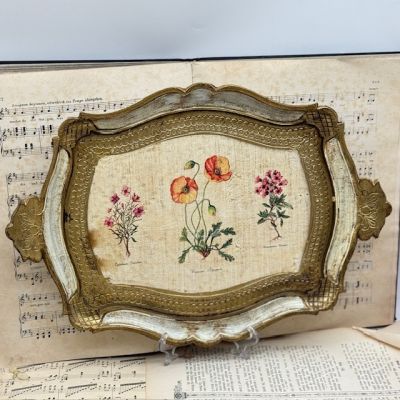 Поднос флорентийский с ручками 43 см Италия