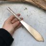 Нож лопатка 25 см мельхиор