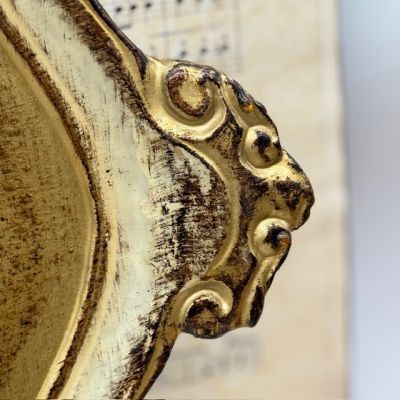 Поднос флорентийский с ручками 43 см дерево Италия