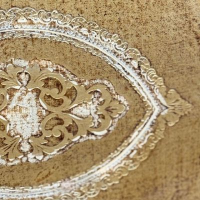 Поднос флорентийский с ручками 43 см дерево Италия