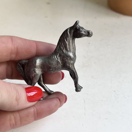 Статуэтка мини Лошадь 6 см металл