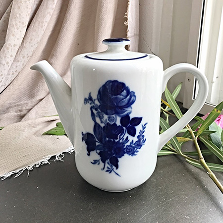 Чайник кофейник Синяя роза, Maastricht NL