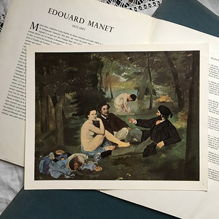 Репродукция картины Эдуарда Мане Завтрак на траве
