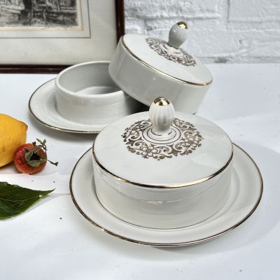 Масленка Elfenbein Porzellan 17 см Бавария