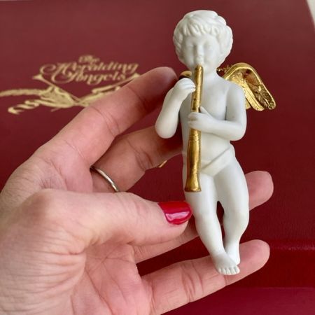 Ангел с флейтой ренессанса Franklin porcelain