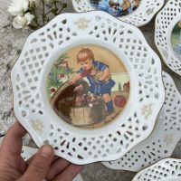 Тарелка с ажурным краем 18 см Jenny Nystrom Дети №12