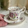 Кофейная пара Royal Albert September 130 мл Англия 1970 г.