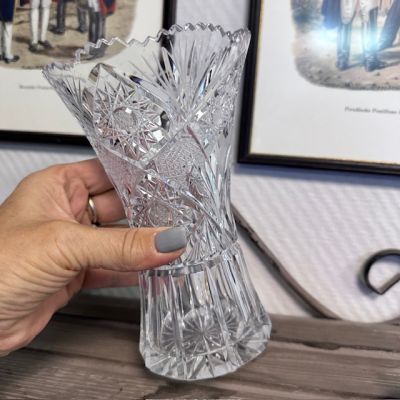 Ваза 17 см хрусталь СССР