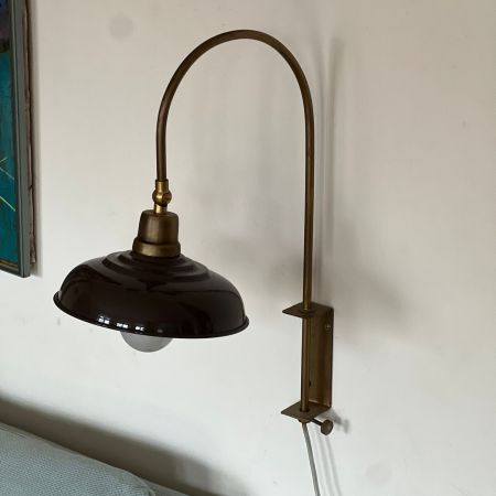 Лампа настенная 45 см коричневая предзаказ
