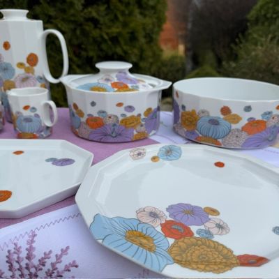 Кофейник Rosenthal Polygon Patras 1,3 л 1960-1970 гг фарфор Германия