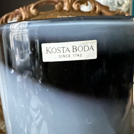 Ваза дизайнерская Kosta Boda 29 см хрусталь Швеция 