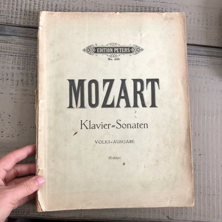 Старые ноты "Mozart" 186 страниц