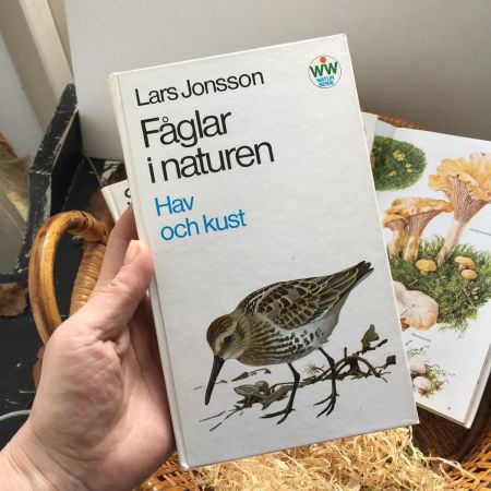 Книга Faglar i naturen "Птицы моря и побережья" 1976 г.