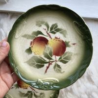 Тарелка Яблоки 17 см керамика (склейка)
