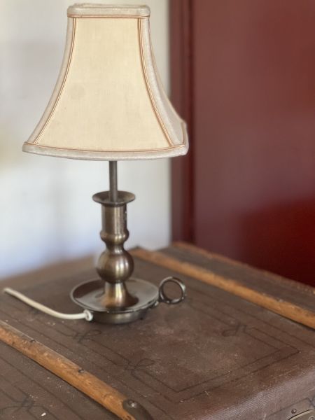 Лампа настольная с держателем 25 см ручная работа