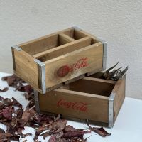Ящик 20х13 см Coca-Cola дерево