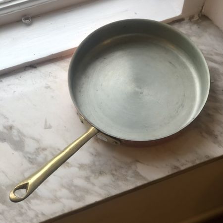 Сковорода без крышки 21 см медь сталь 