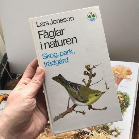 Книга Faglar i naturen "Лес, парк, сад" 1977 г.