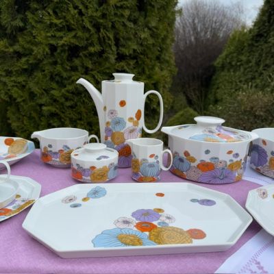 Тарелка Rosenthal Polygon Patras 26 см 1960-1970 гг фарфор Германия