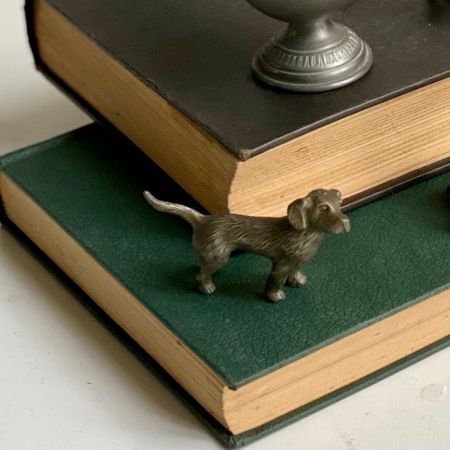 Статуэтка мини собака 6 см Retrloom металл
