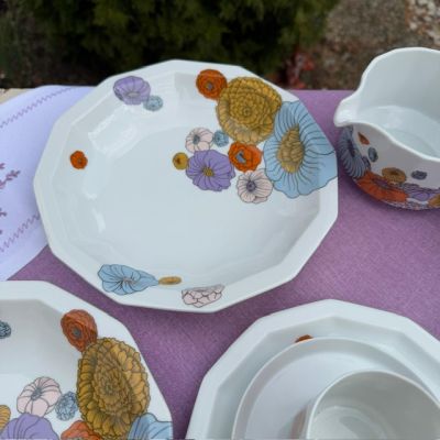 Тарелка глубокая Rosenthal Polygon Patras 23 см 1960-1970 гг фарфор Германия