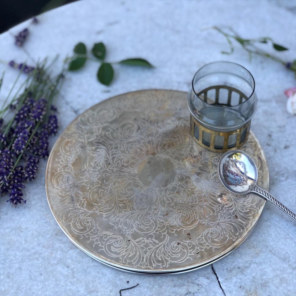 Подставка под горячее круглая с гравировкой